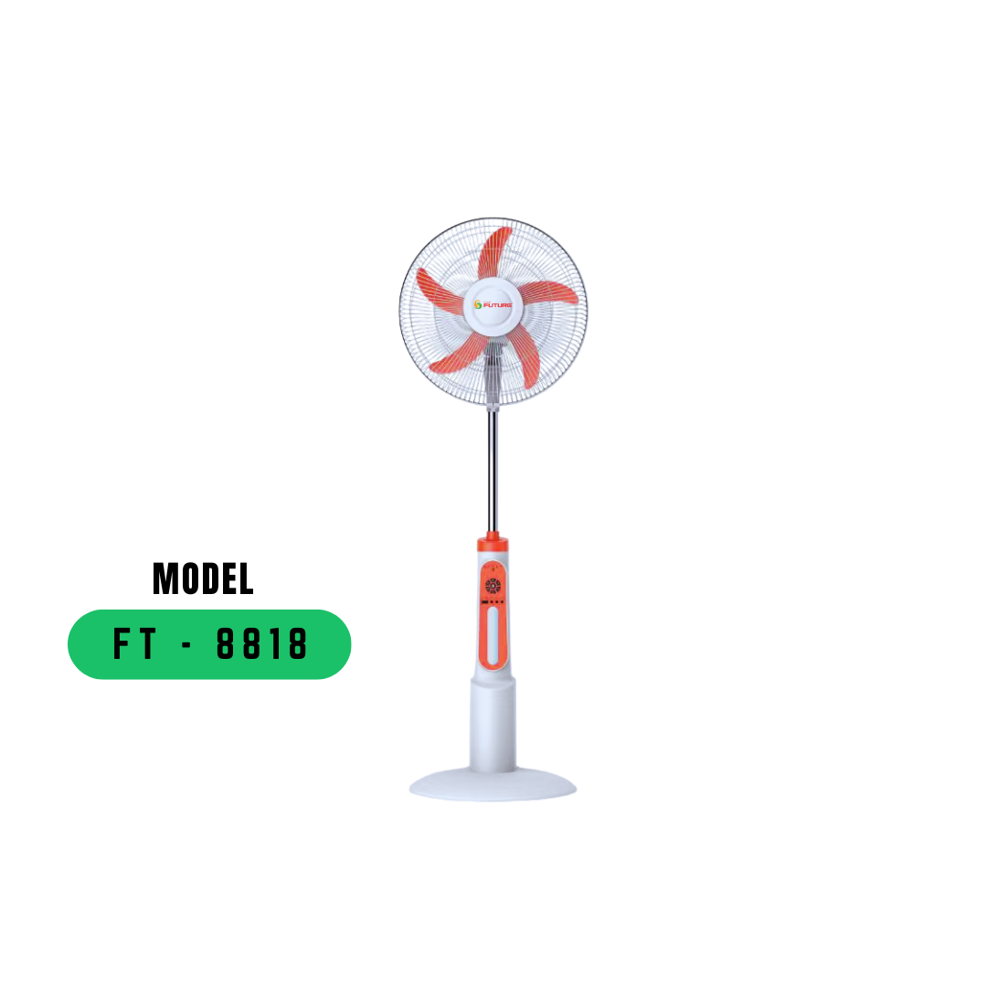 FT-8818 Rechargeable Stand Fan – 18 Inch
