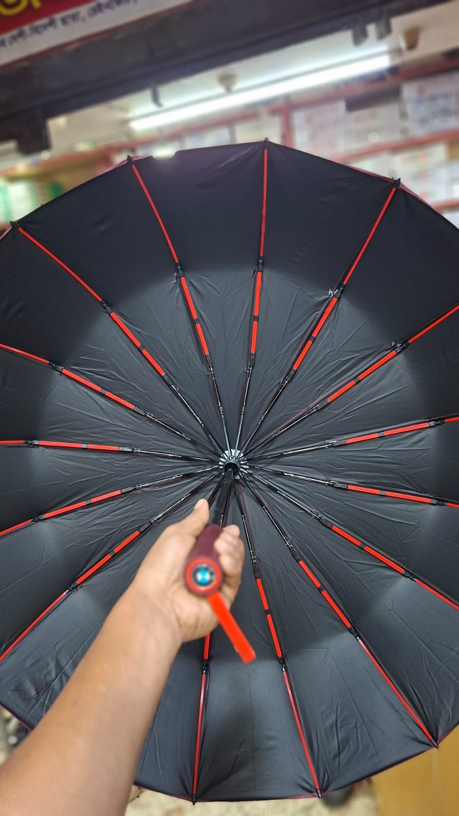 BMW Auto Open & Close Umbrella - 16 Ribs | Premium Quality